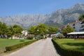 La cittÃÂ  turistica di Makarska in Croazia.